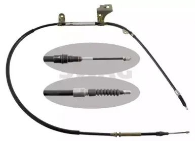 Трос, стояночная тормозная система SWAG купить